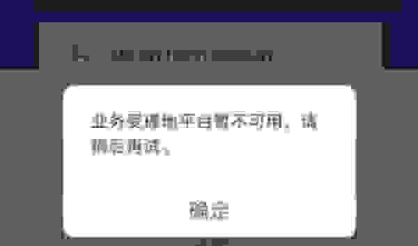 是什么意思  交管12123受理地平台暂不可用