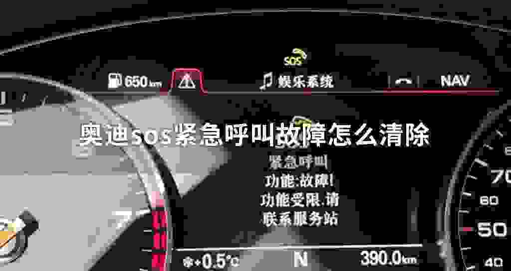 奥迪sos紧急呼叫故障问题怎么除去