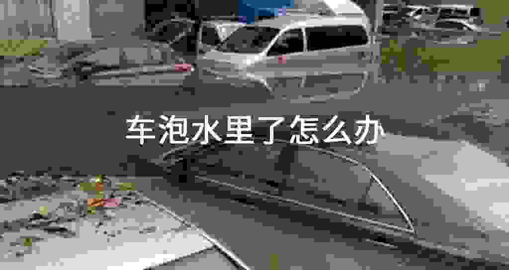 车泡水里了怎么办